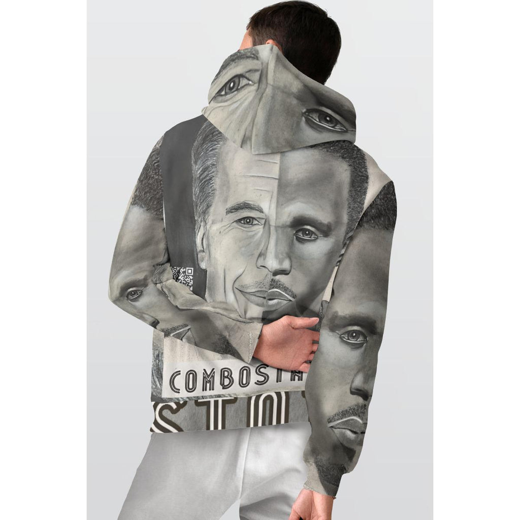 All-Over Print Men's Thicken Pullover Hoodie