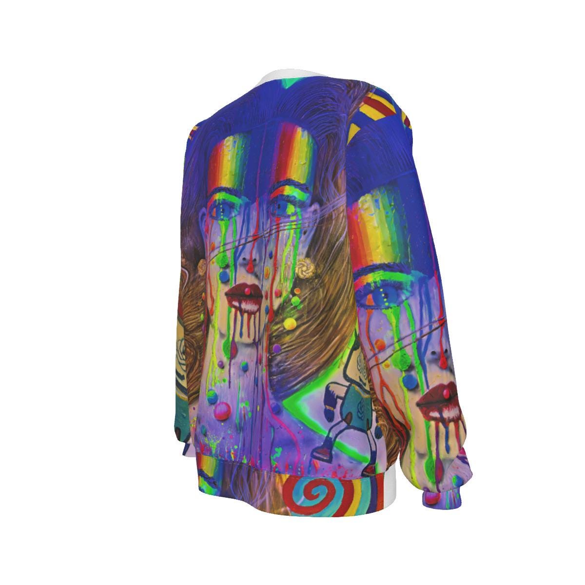 All-Over Print Women's Loose Sweatshirt